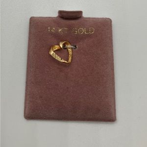 14k Gold Heart Pendant